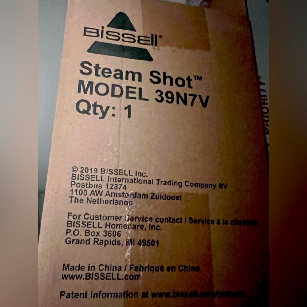 Bissell Steam Shot Model 39 N7V